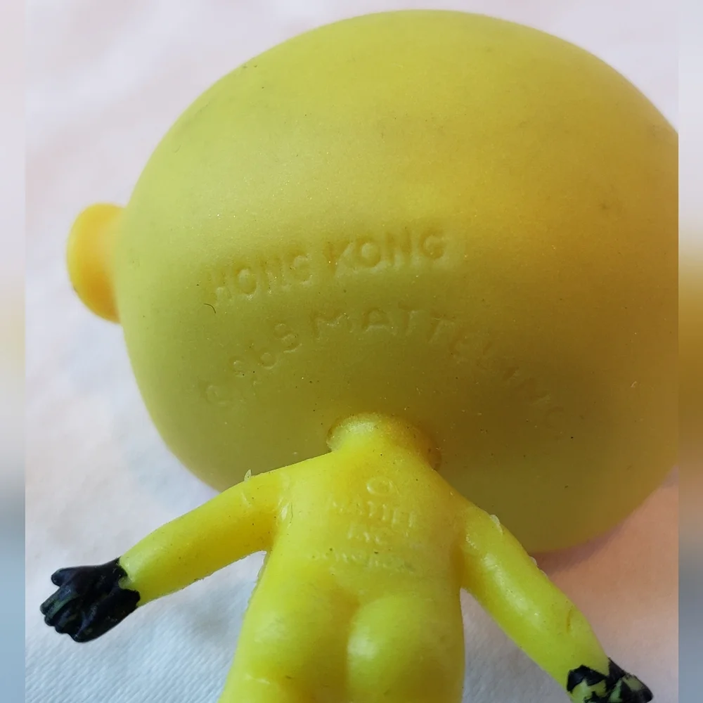 Kozmic Kiddles 1968 Mattel Martian Doll Yellow Fellow alien figurine